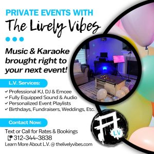 Private party karaoke events and live DJ in the suburbs of Chicago